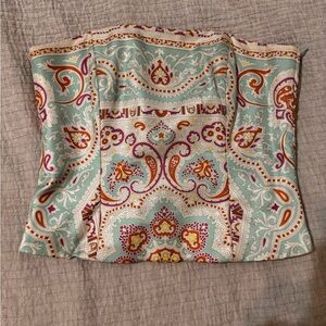 Colorful Paisley Print Fabric